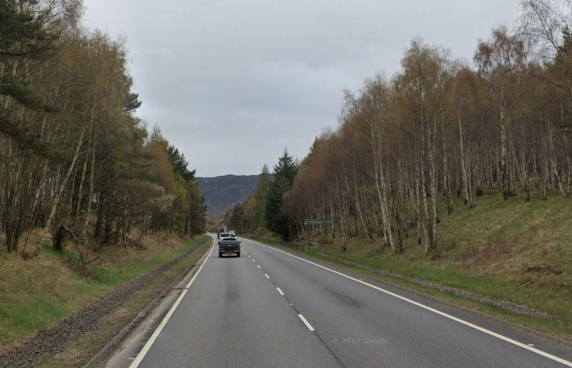 Crash between lorry and car shuts down A9 between Granish and Aviemore in both directions