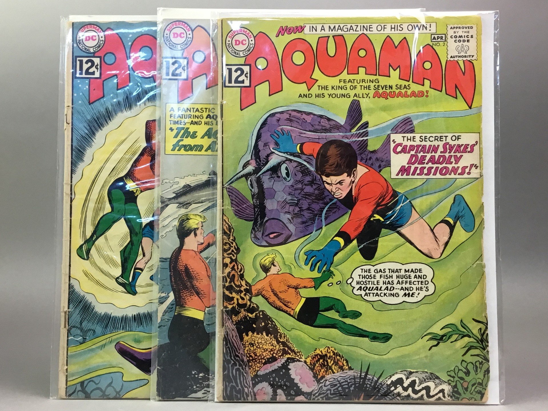 Key Silver Age lots in the auction include Aquaman No 2 from 1962, The Atom - numbers one through 45 - and several very early Justice League books from 1960. 