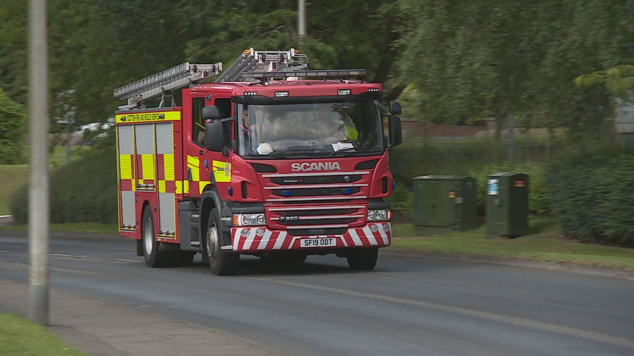 Dozens of firefighters battle Paisley blaze as roads shut