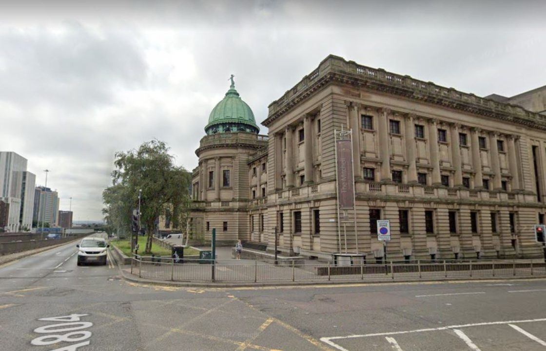 Cyclist in serious condition after city centre car crash beside Glasgow Mitchell Library