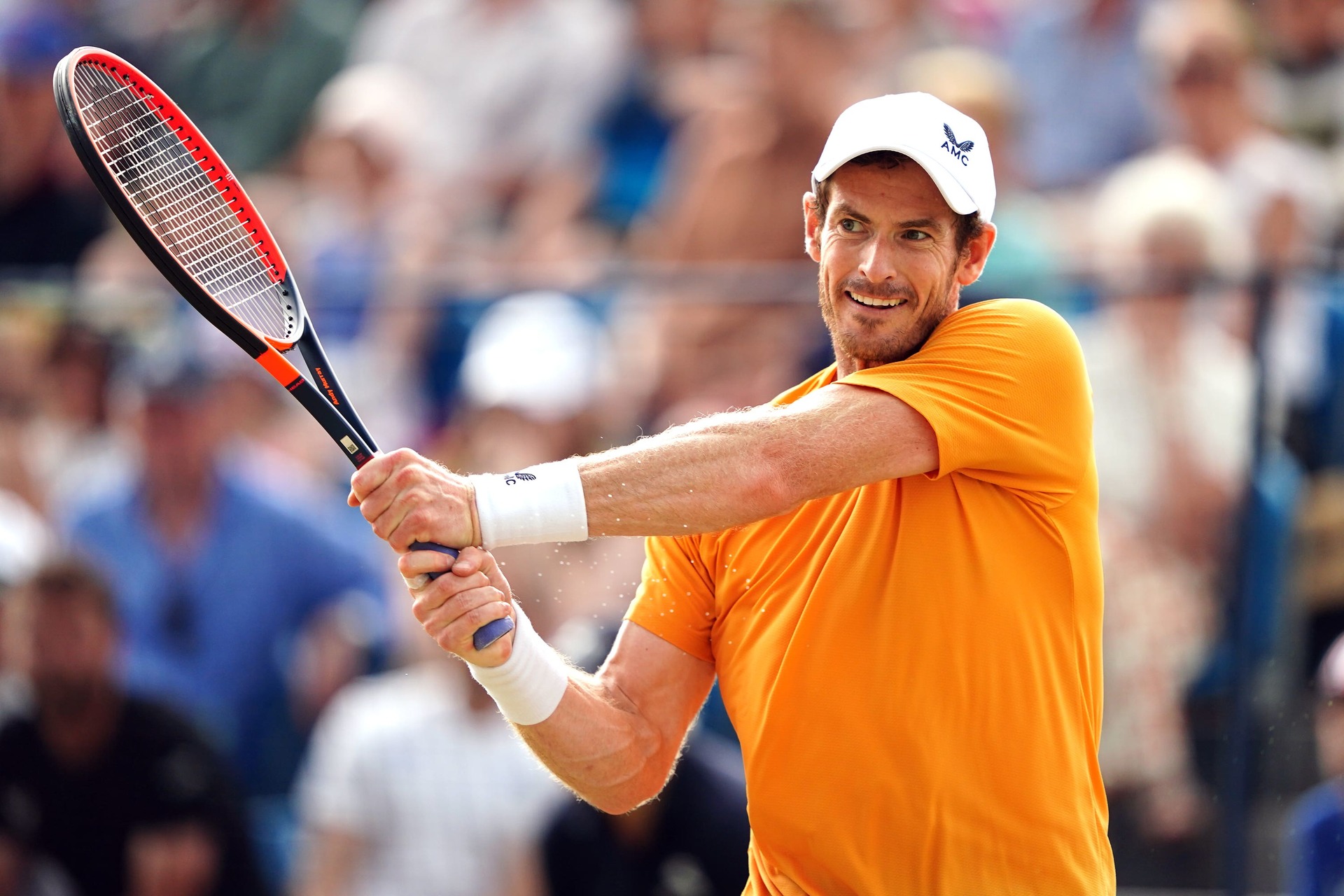 <em>Andy Murray, pictured, was too strong for Jurij Rodionov (Zac Goodwin/PA)</em>” /><span class=
