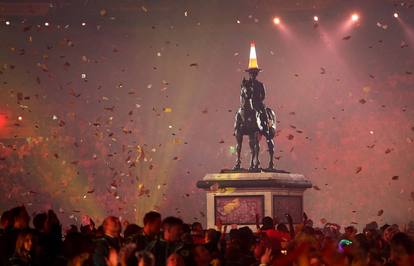 A replica of the statue was used during the opening ceremony of the Commonwealth Games.