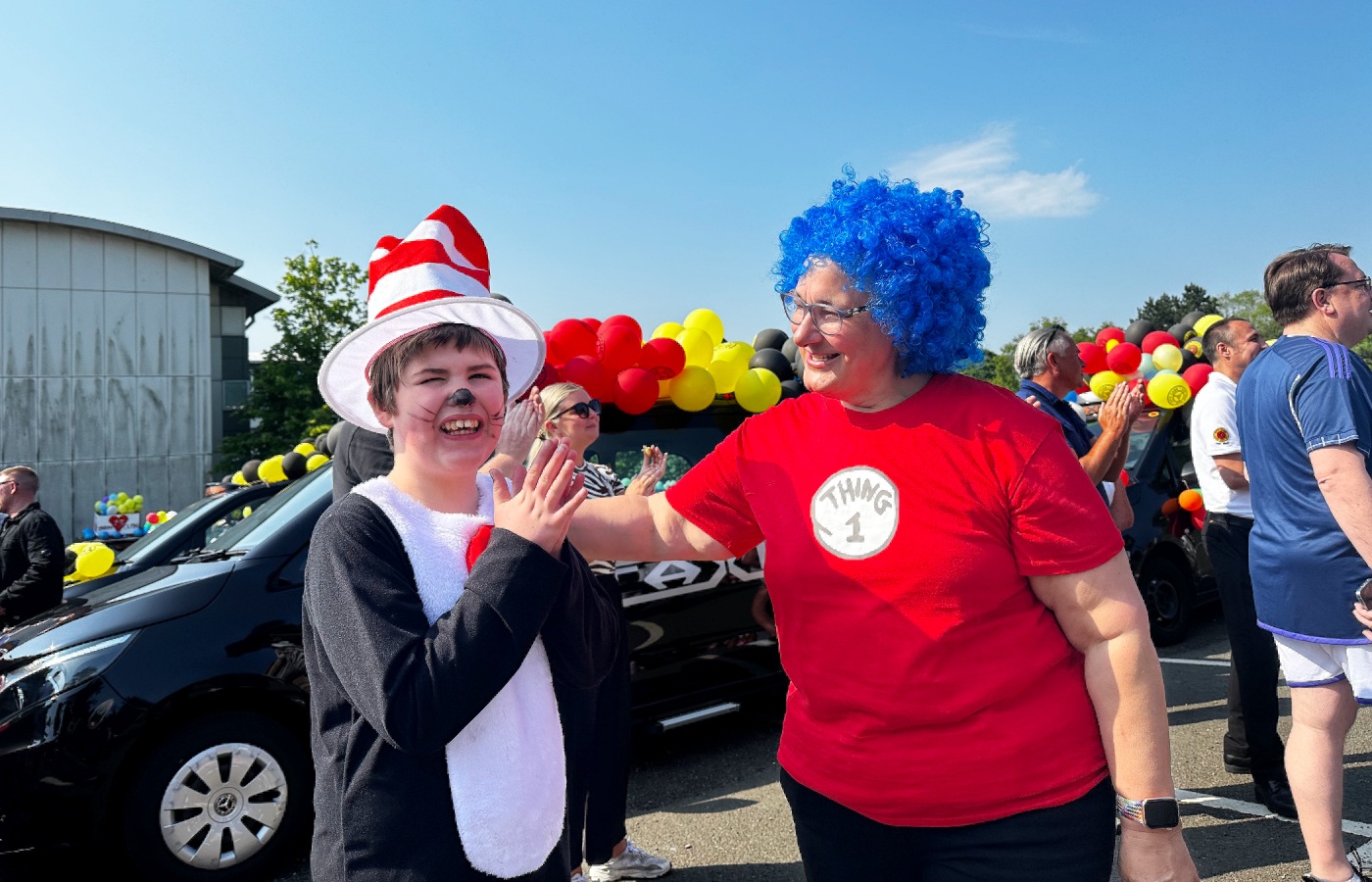 The kids with additional needs, life-limiting conditions and terminal illnesses were taken in a convoy through the city for a picnic in the Archerfield Walled Garden in East Lothian.
