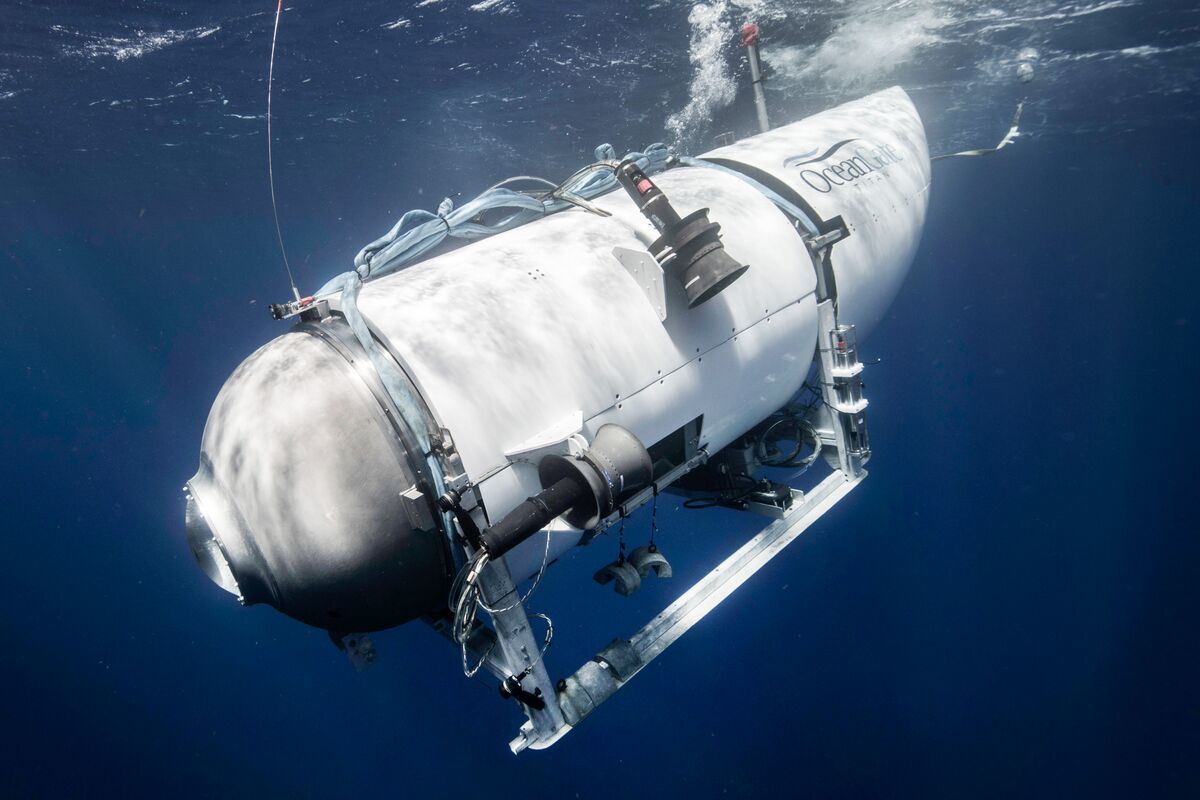 Titan submersible, from OceanGate Expeditions.