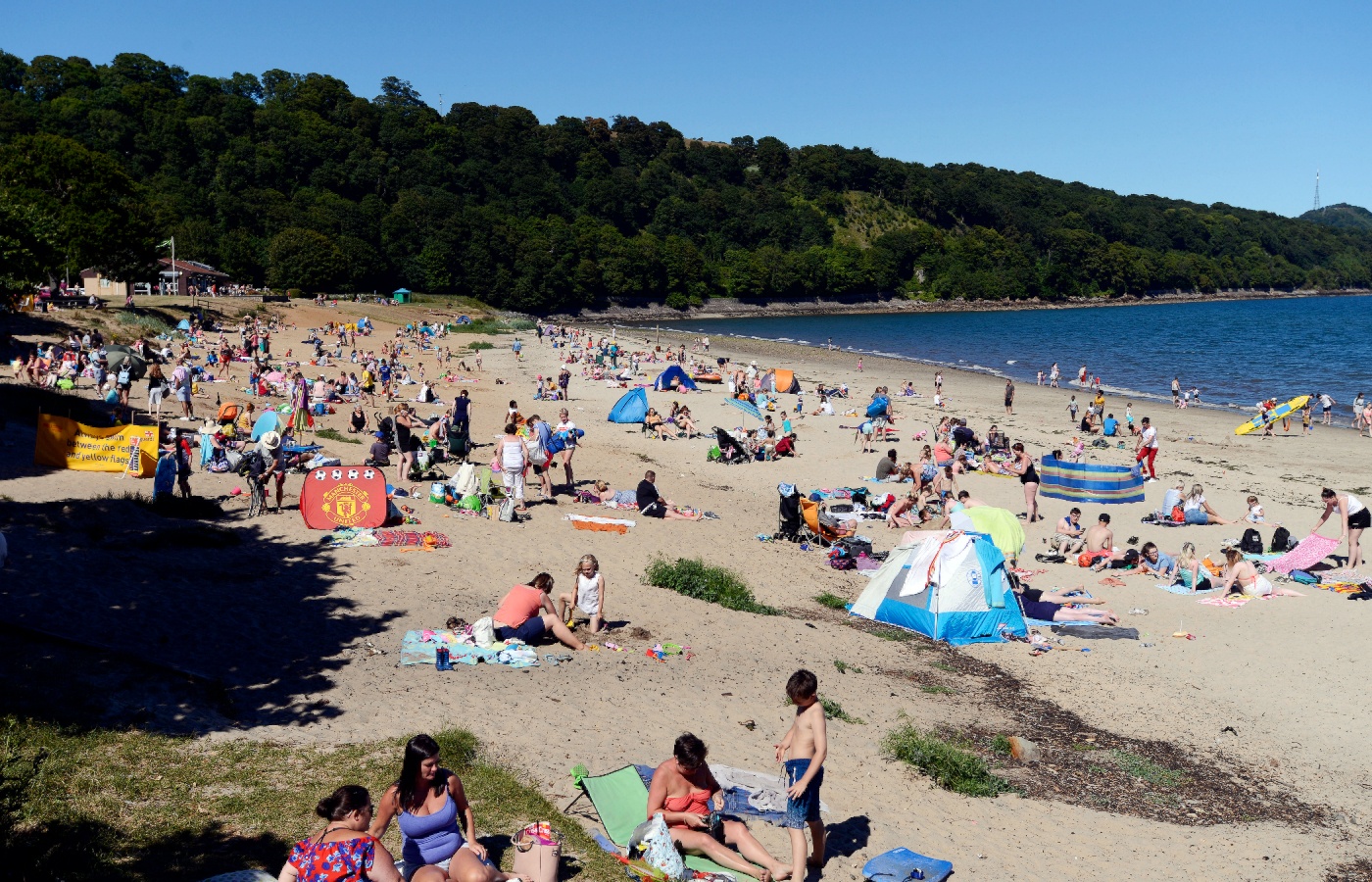 Scotland has been hit with scorching temperatures this week.