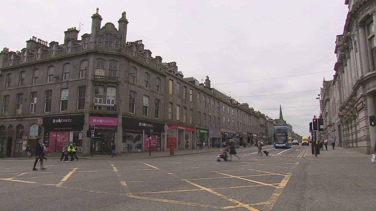 Six teenagers charged after two men attacked in Aberdeen city centre