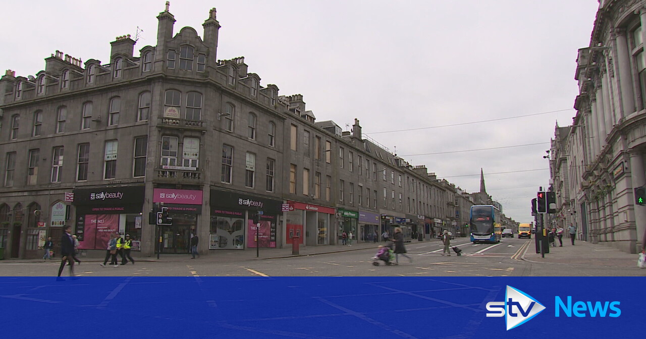 Six teenagers charged after two men attacked in Aberdeen city centre ...