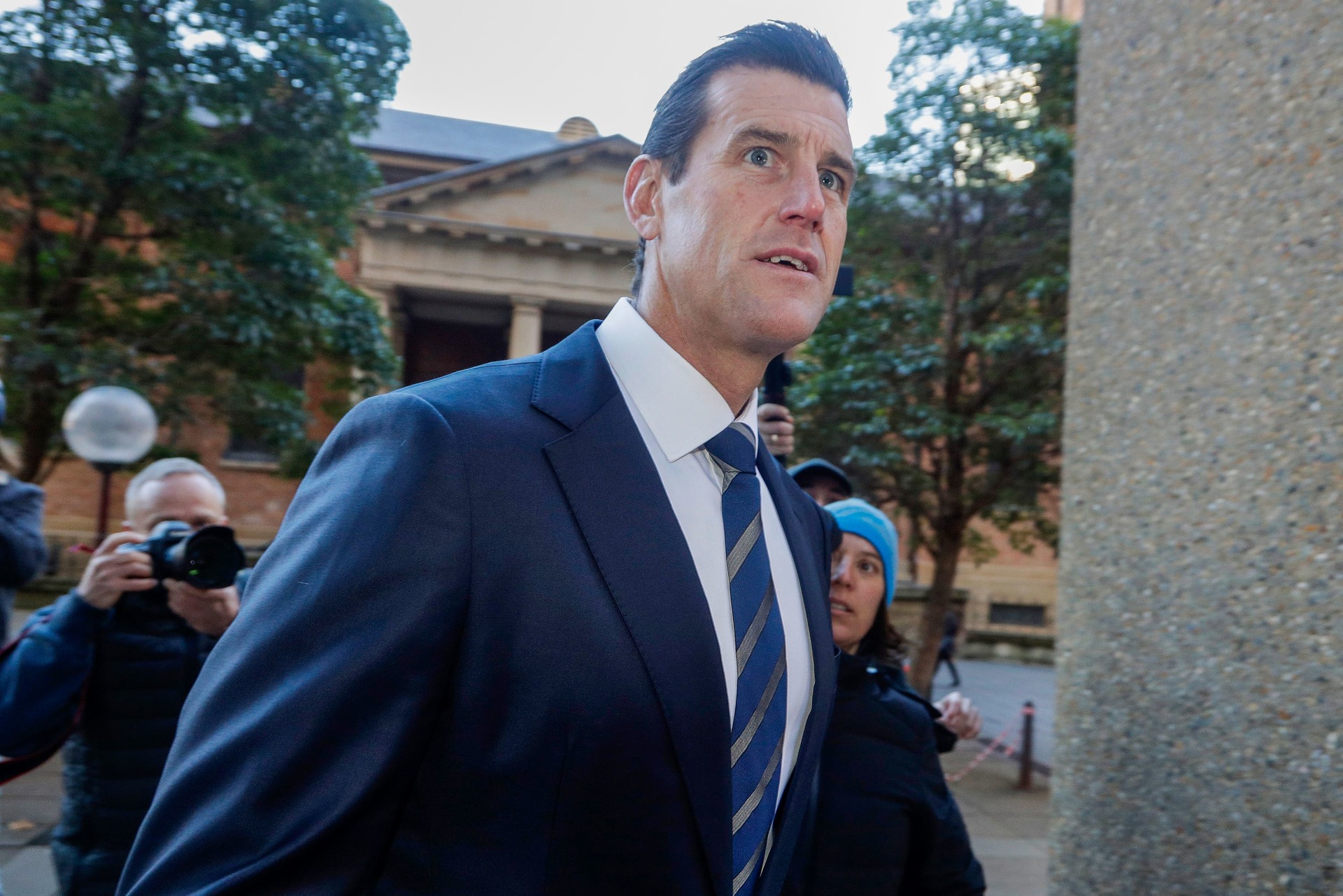 Ben Roberts-Smith committed a slew of war crimes while in Afghanistan, including the unlawful killings of unarmed prisoners, a judge has ruled (Rick Rycroft/AP)
