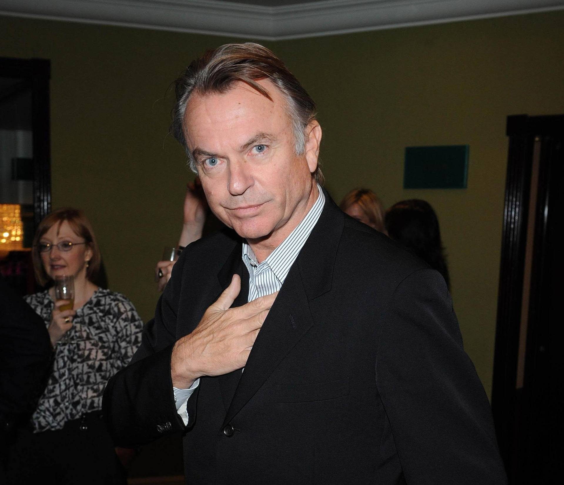 Sam Neill arrives at the Target Women in Film and Television awards at the Hilton Hotel in central London.