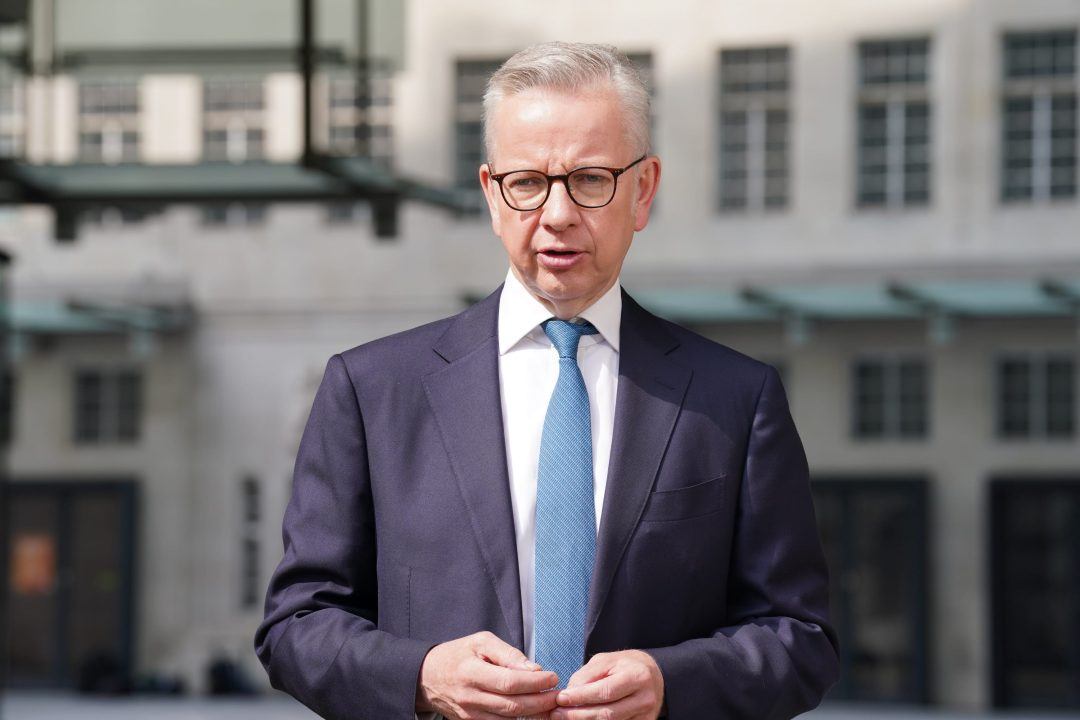 Michael Gove blames the Greens for rows between Scottish and UK Governments on Edinburgh trip