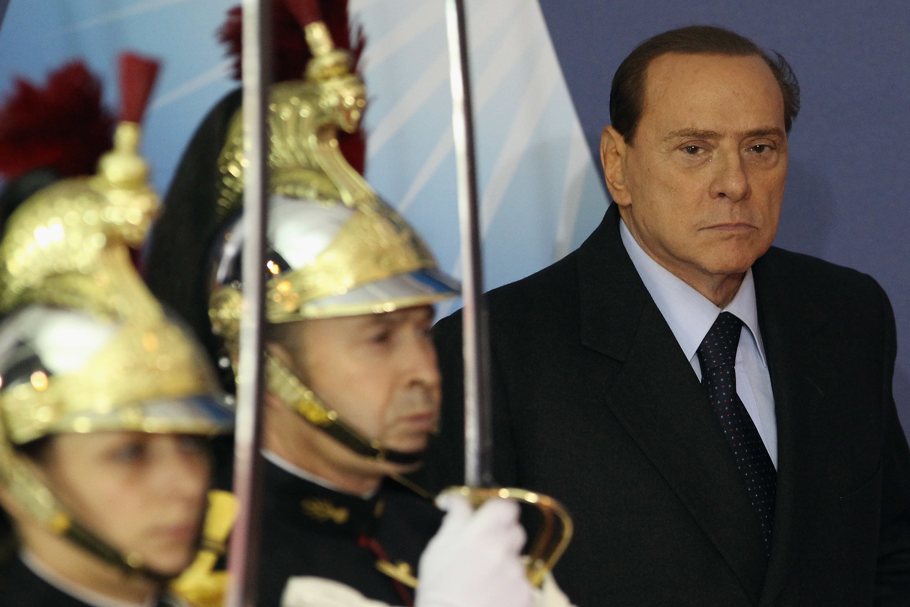 Silvio Berlusconi pictured at a G20 summit in France.