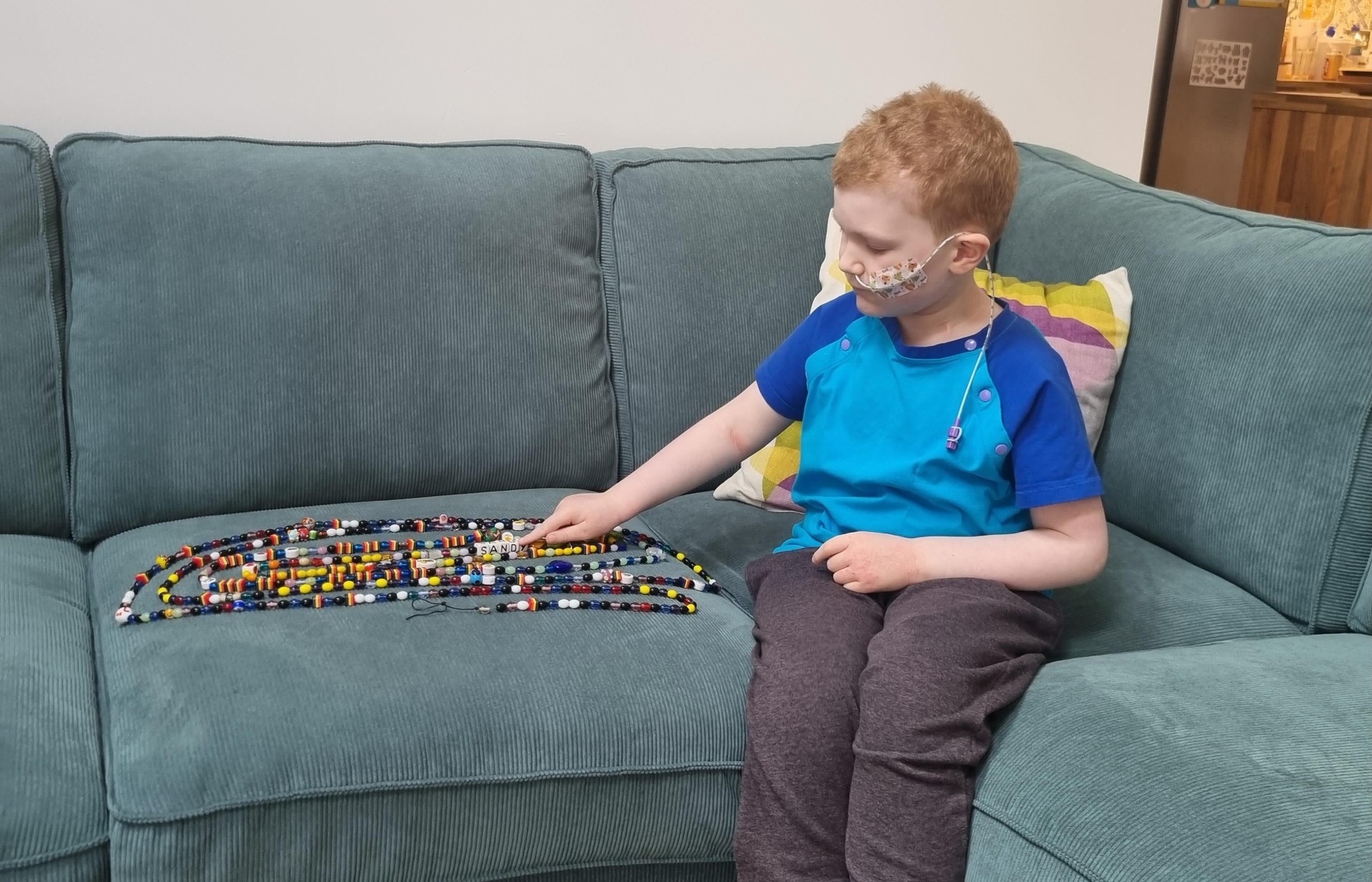 Sandy, six years old, from Dundee, was diagnosed with Pilomyxoid Astrocytoma in January 2019.