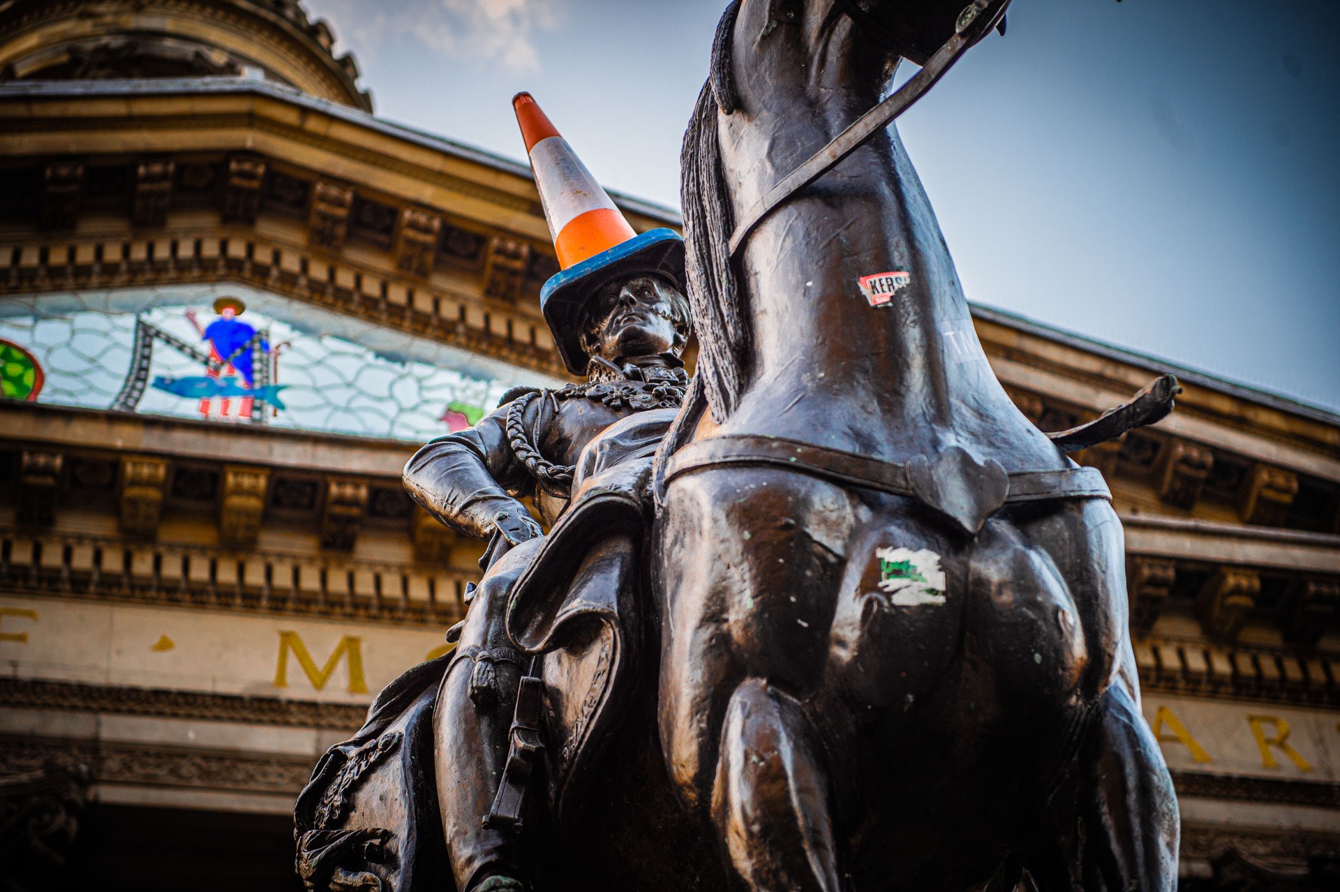 Is Duke's new cone a parting gift from Banksy as Cut and Run exhibition  comes to close