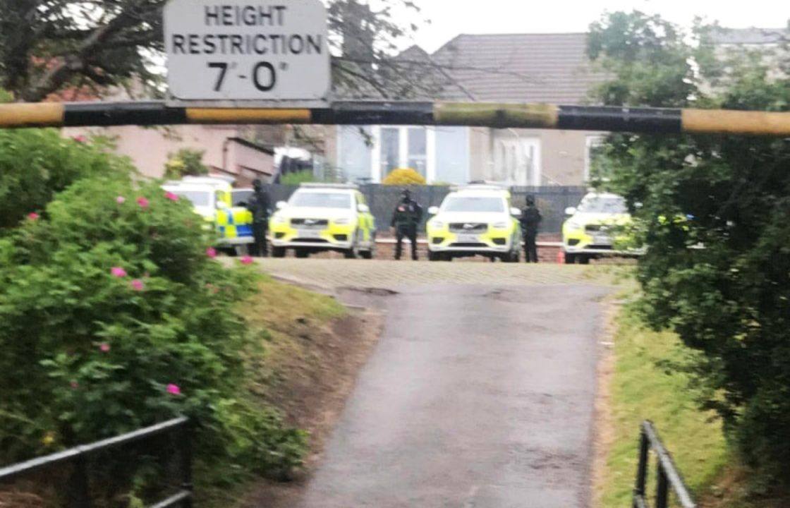Armed police respond to reports of disturbance at home in Leven, Fife
