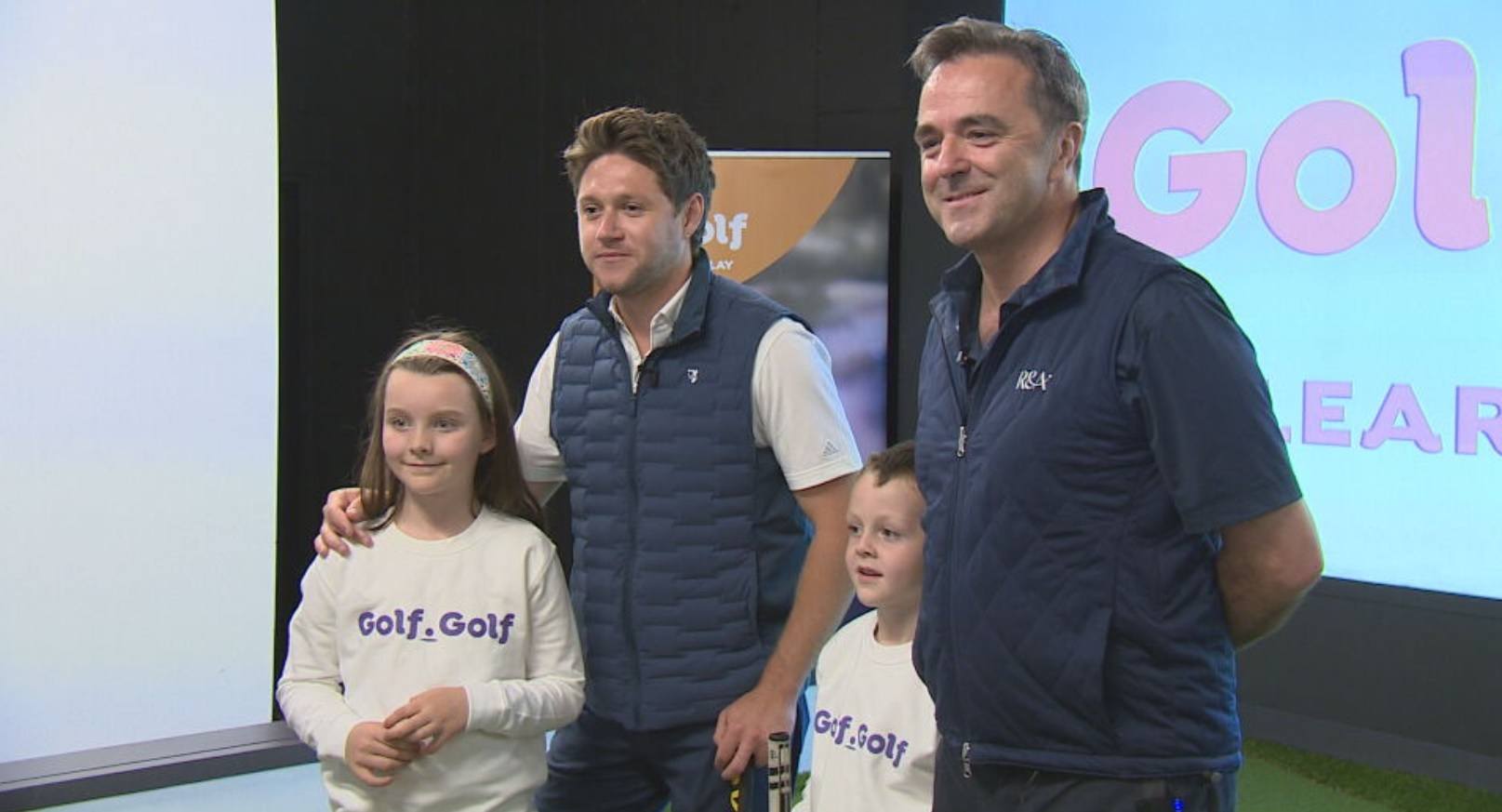 Niall was joined by Olivia and Ruaridh at the World of Golf Museum