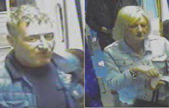 CCTV images released of man and woman after Ayr train assault