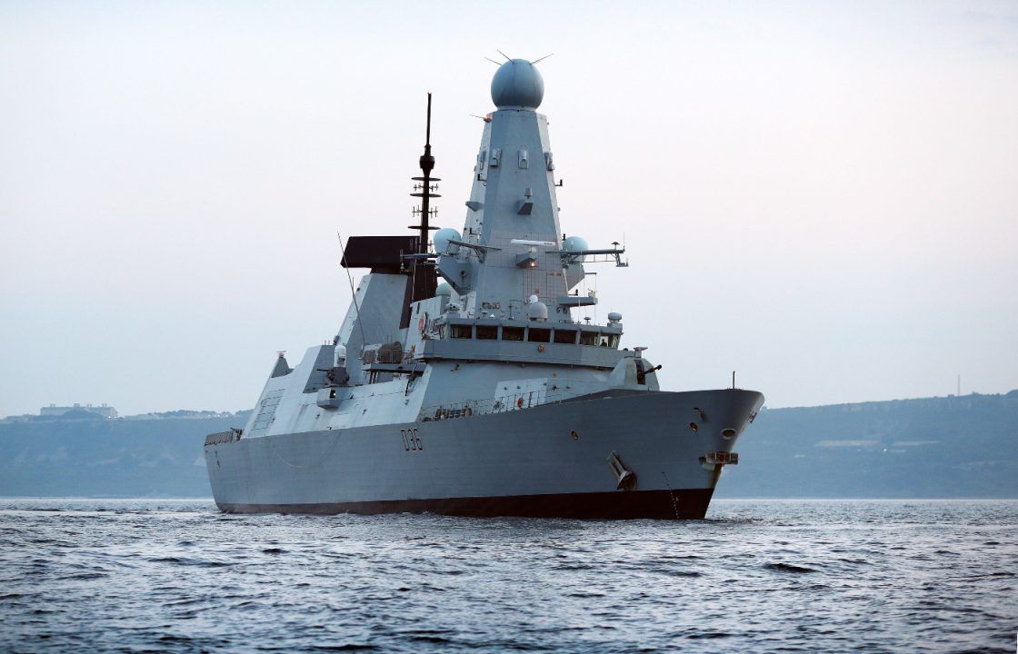 Royal Navy’s HMS Defender makes return to Glasgow, the city it was built in