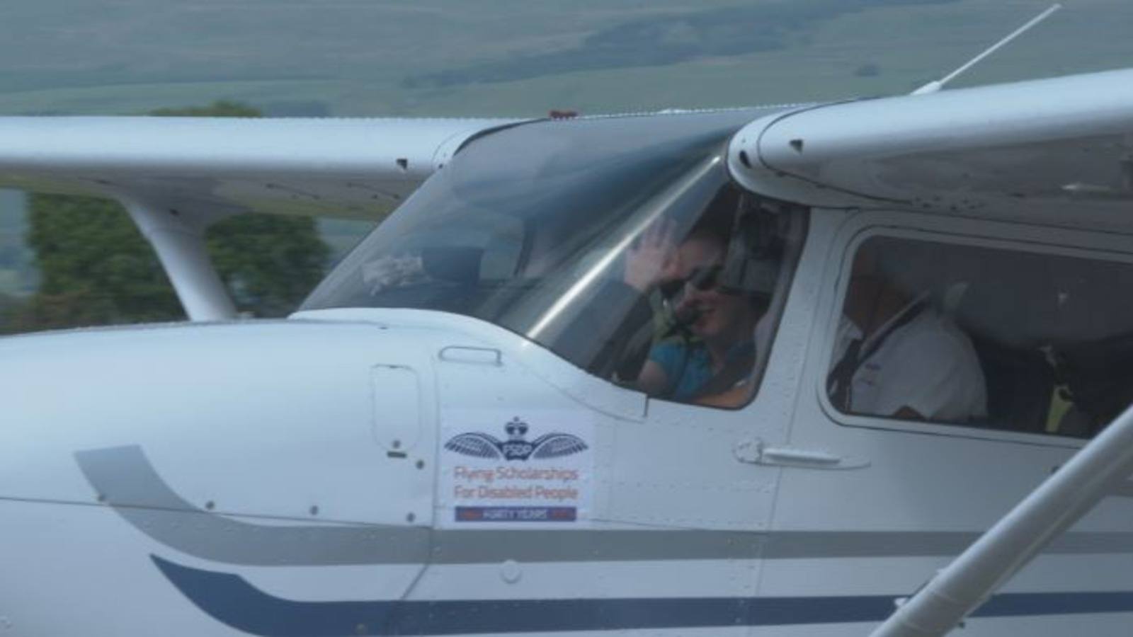Pauline Gallagher started flying in 2005, after receiving a scholarship from the charity