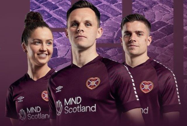 Hearts new home-kit for the upcoming campaign
