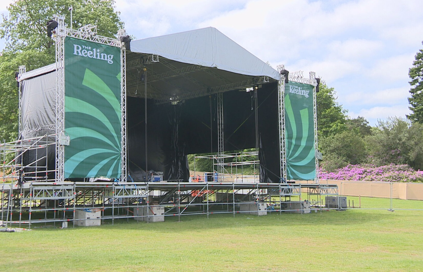 The Reeling's main stage.