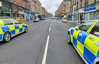 Duke Street Dennistoun area of Glasgow closed after emergency services called to serious crash