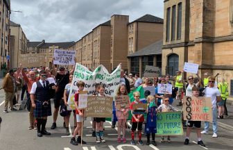 Protesters march through Glasgow in call for South Uist ‘ferry justice’