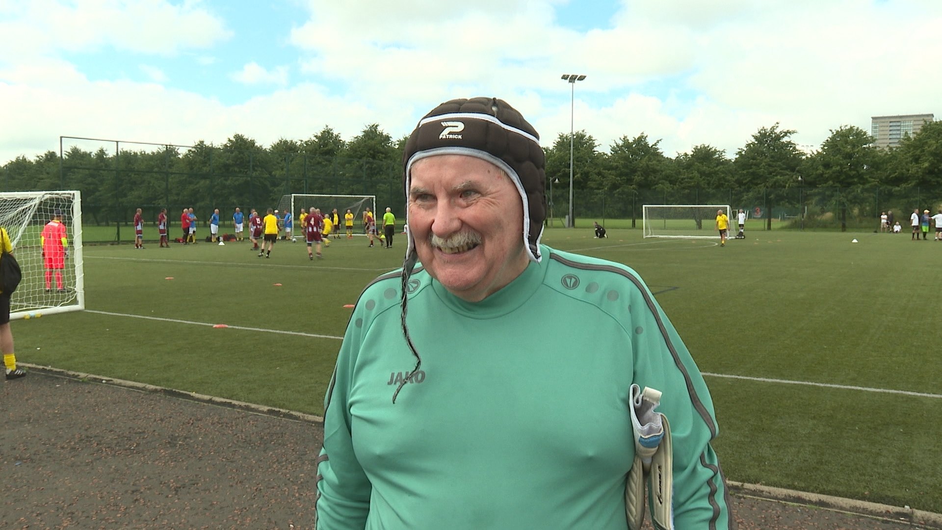John McNiven, who plays for Stenhousemuir, says walking football has benefited his mental and physical health