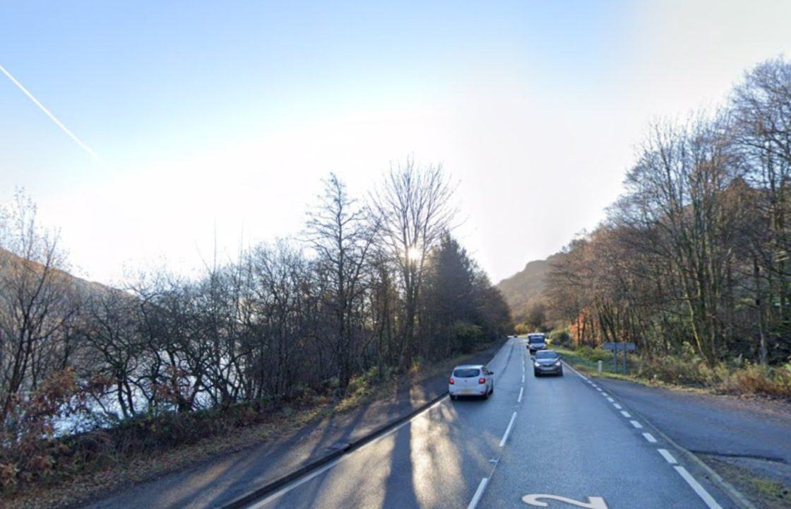 Two drivers rushed to hospital after crash on A82 near Tarbet beside Loch Lomond