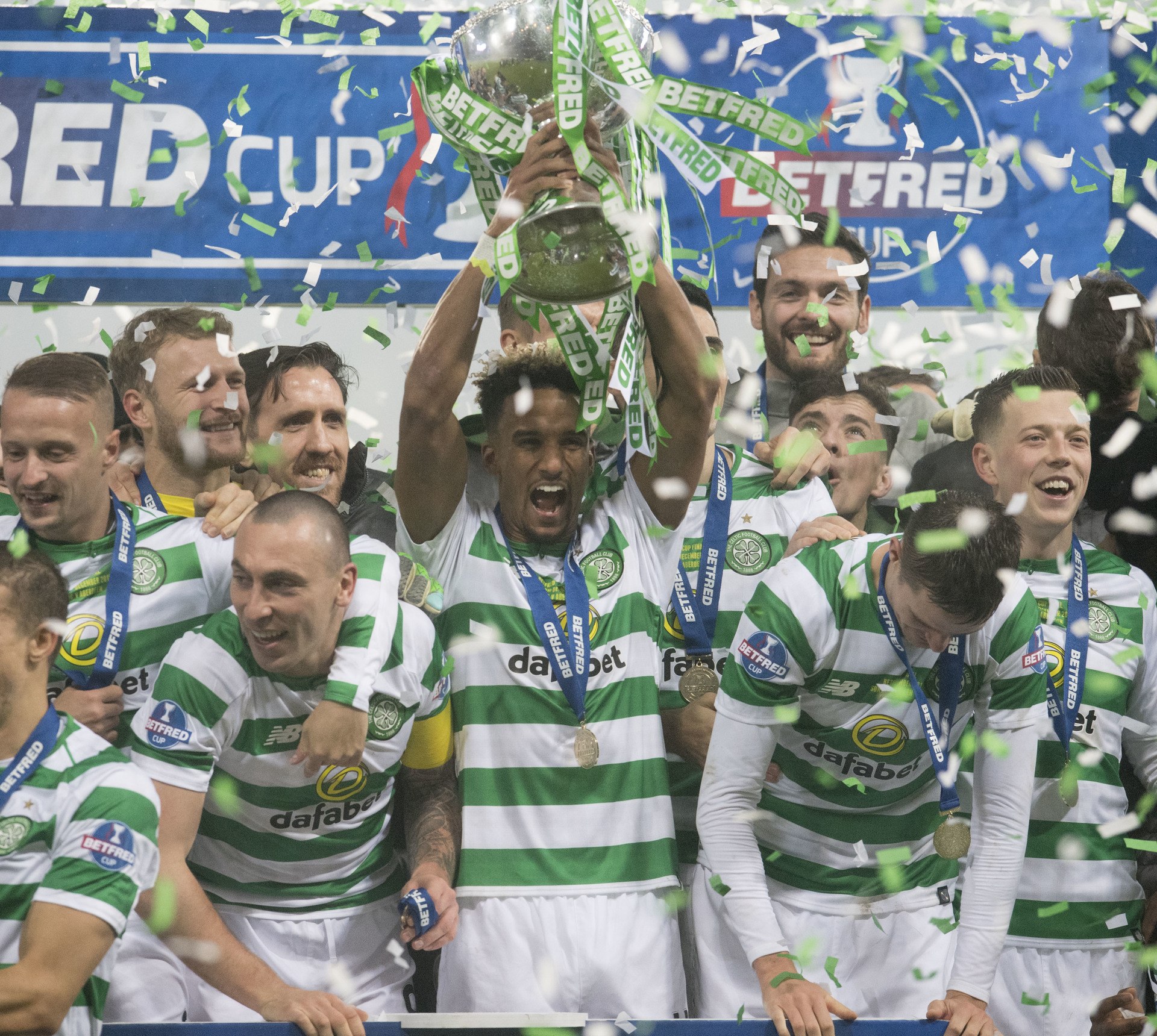 Celtic won the League Cup for the third time under Brendan Rodgers. (Photo by SNS Group)