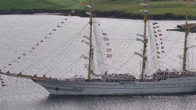 Tall ships arrive in Shetland on last leg of race