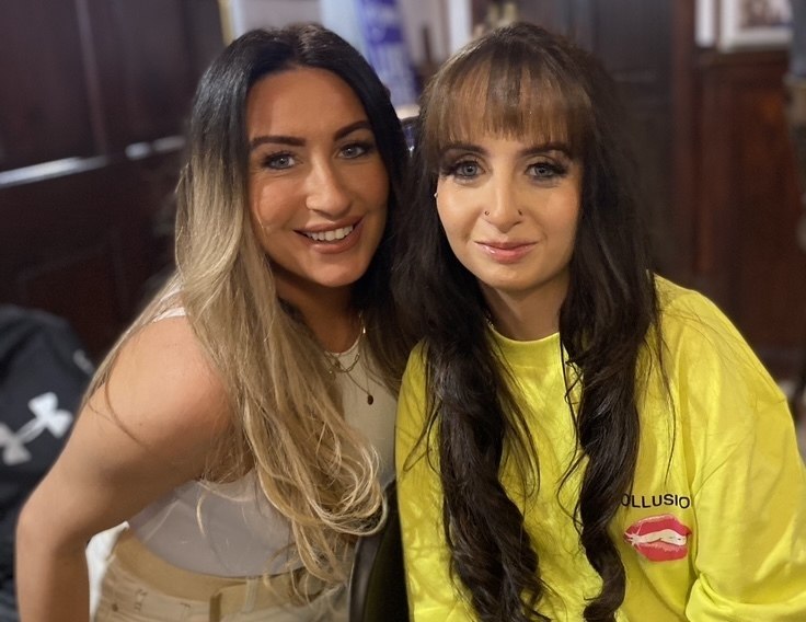 Bryony Duthie (right), with her mum Stephanie.