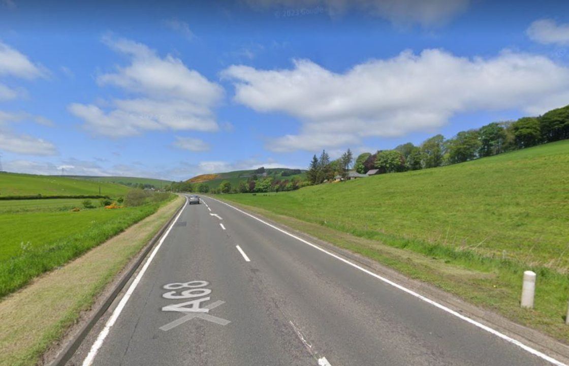 Road closed and drivers facing 25 mile diversions after two-vehicle crash near Oxton in Scottish Borders