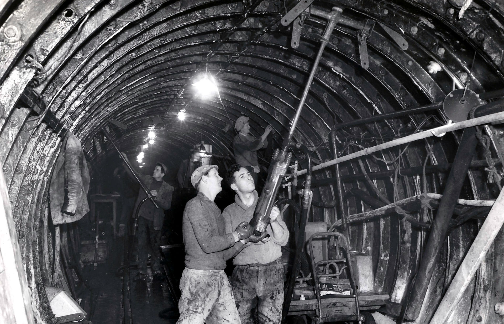 Clyde Tunnel - Ground Treatment Works (January 1960)