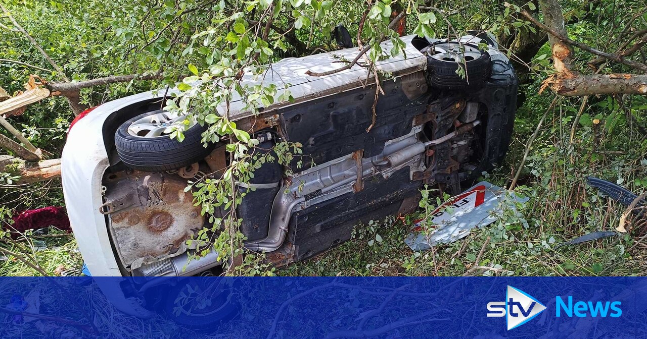 Lochwinnoch crash survivor shocked after items worth £6,000 stolen from