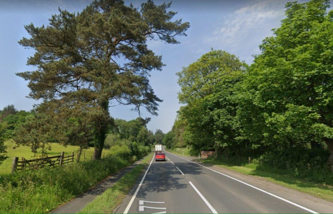 Man, woman and three children rushed to hospital after car and van crash on A77 near Minishant