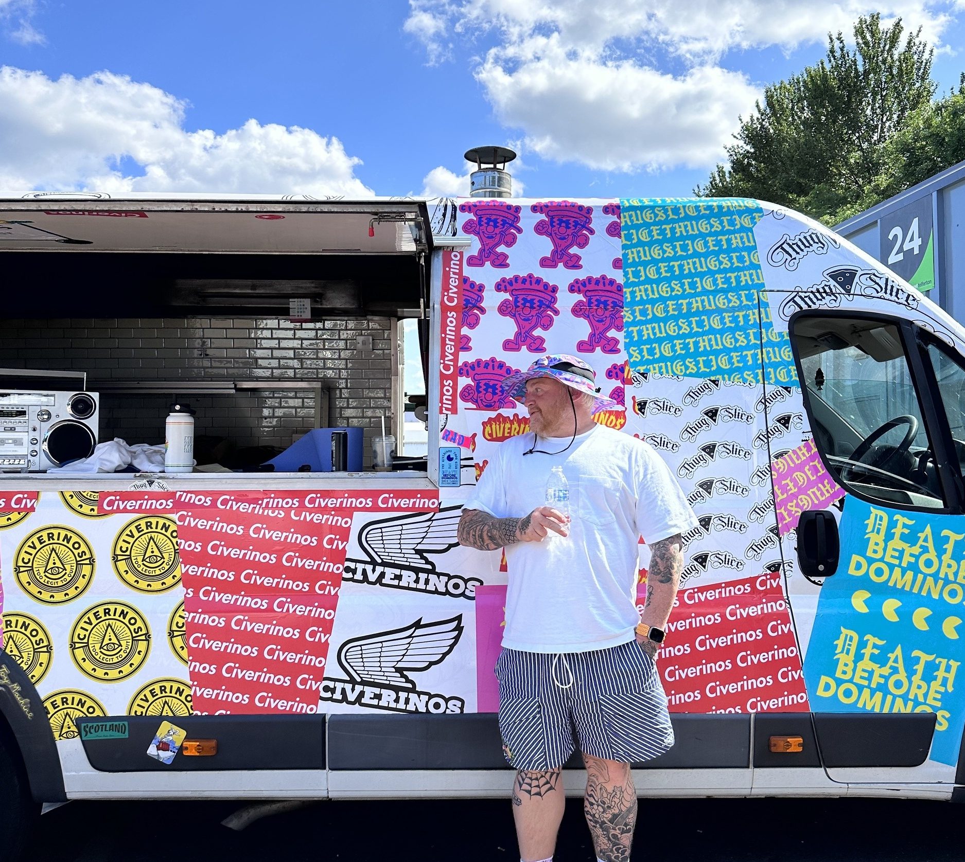 The food truck has already set up in Glasgow and North Berwick.