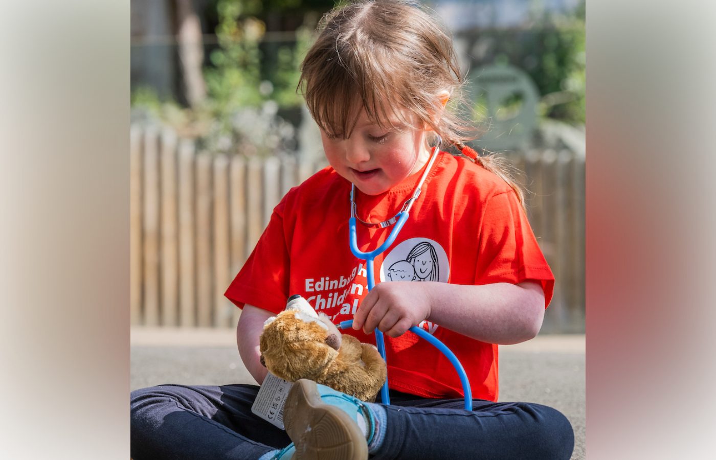 Rosa Carter, a four-year-old patient at RHCYP 