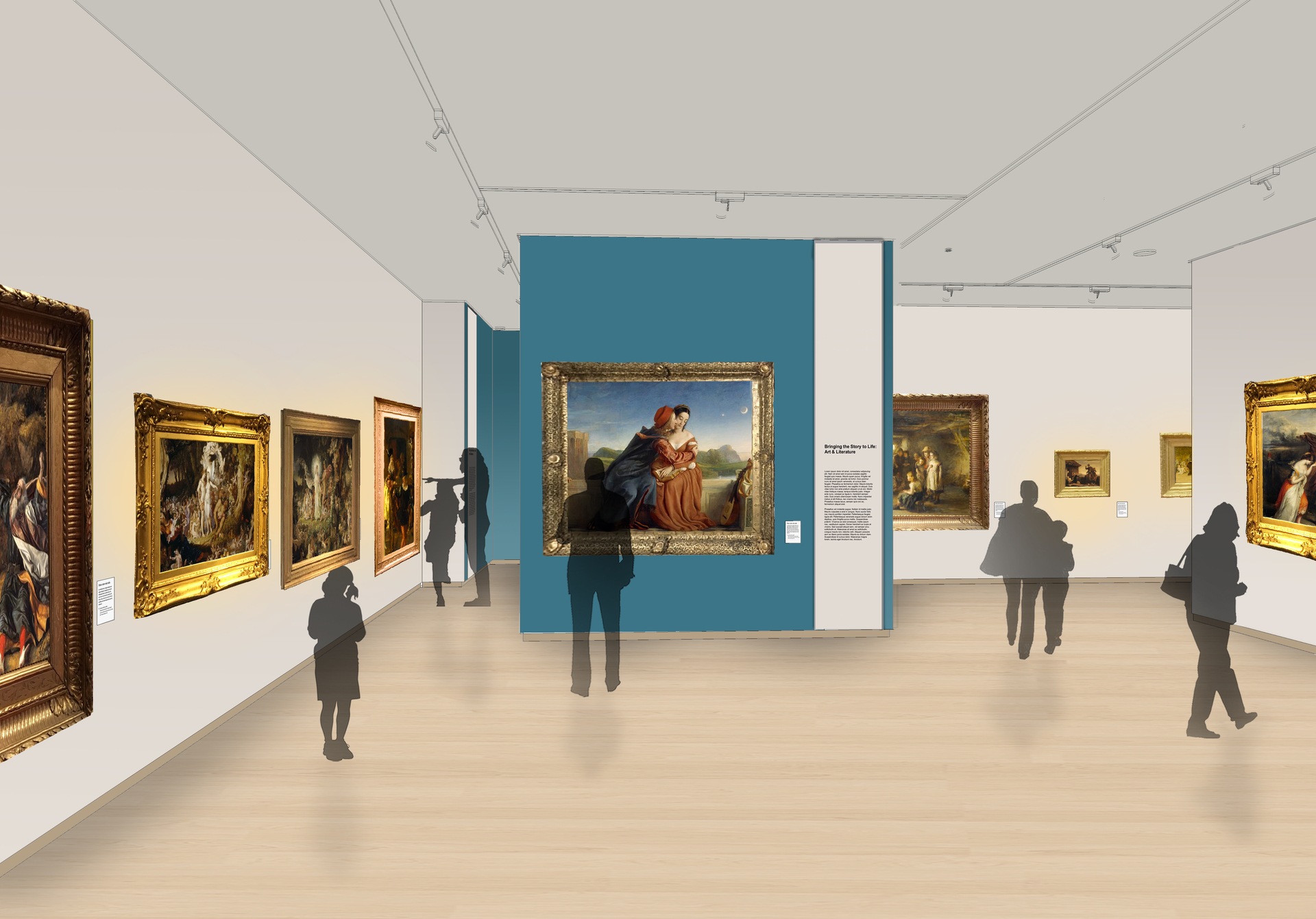 An artist's impression of the new gallery space