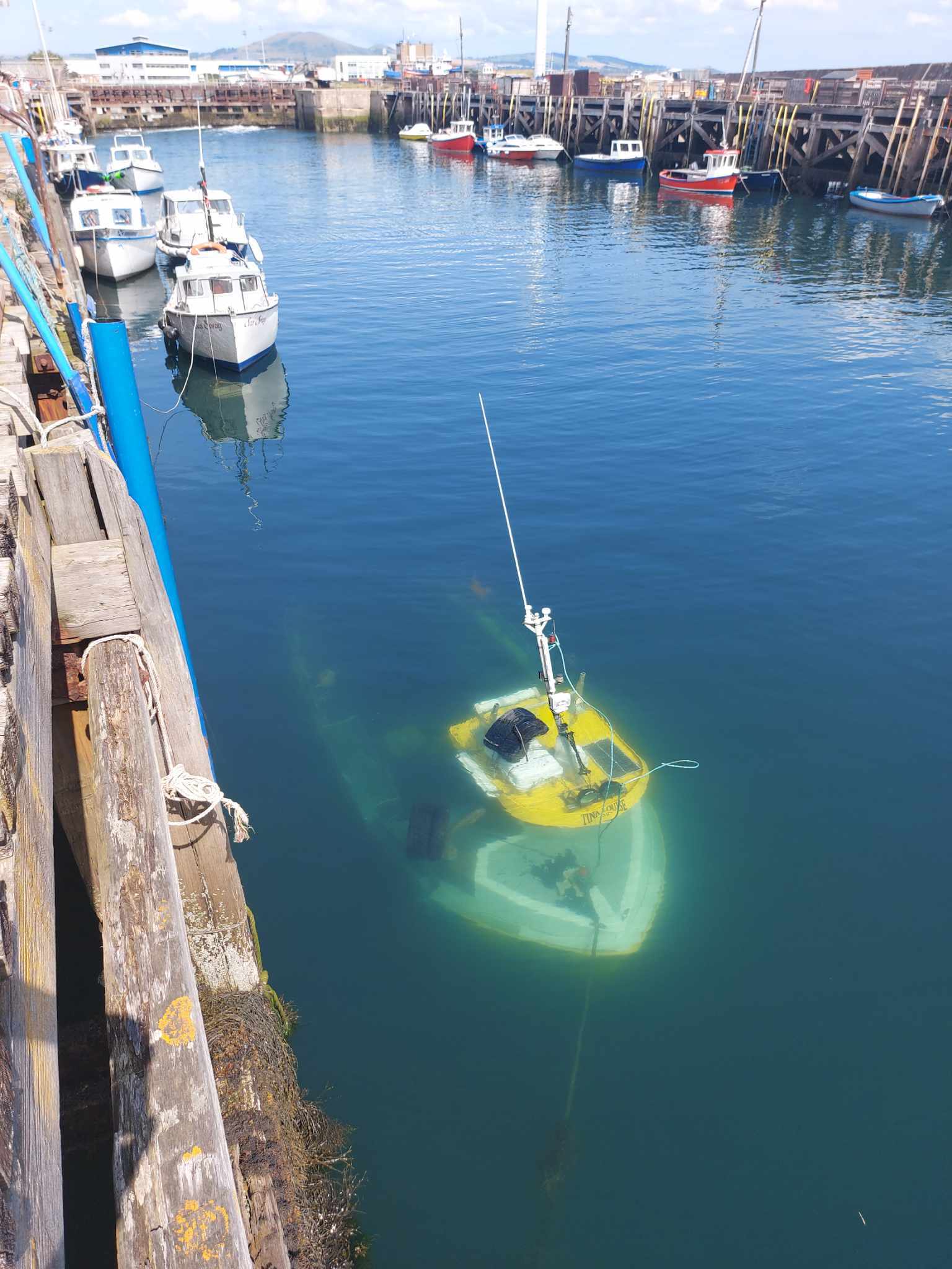 The Tina Louise was sunk in the early hours of Friday morning.