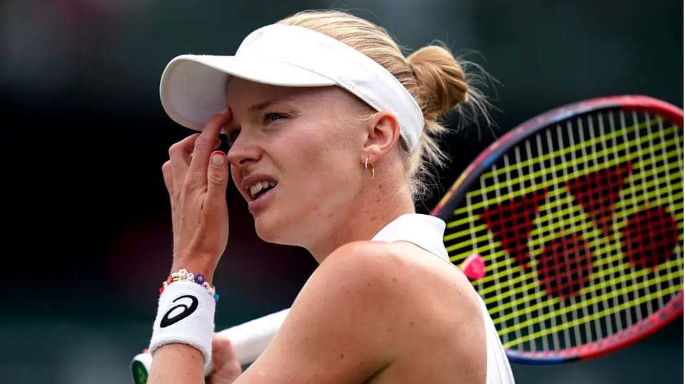 Harriet Dart becomes the first British player knocked out of Wimbledon
