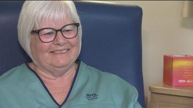 Edinburgh nurse celebrates 57 years working for the NHS