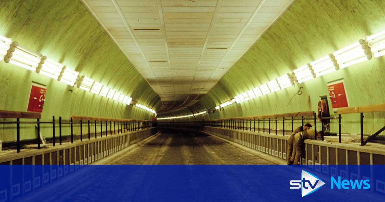 Unseen photos revealed on 60th anniversary of Clyde Tunnel STV News
