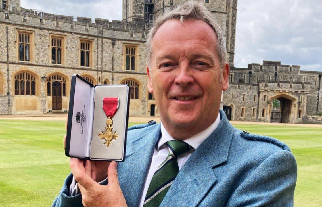 Former STV News reporter Mike Edwards receives OBE for charity work
