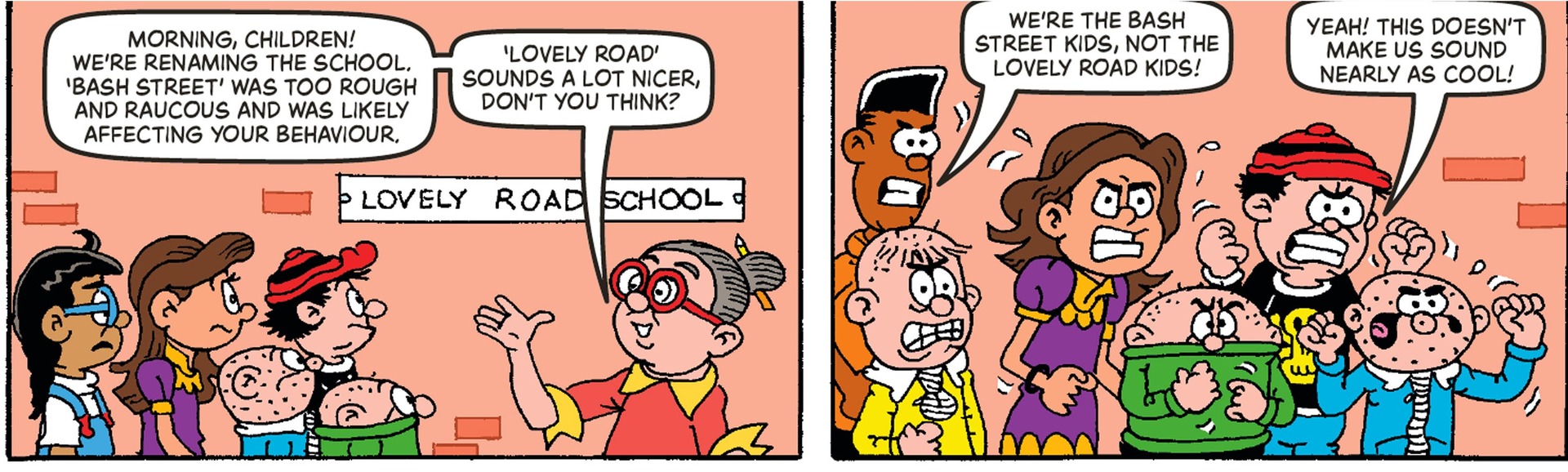 The Bash Street Kids have welcomed new characters such as Harsha and Stevie Starr. 