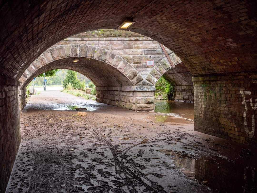 Scottish Water will clear the sewage debris on Friday, a spokesperson said. 