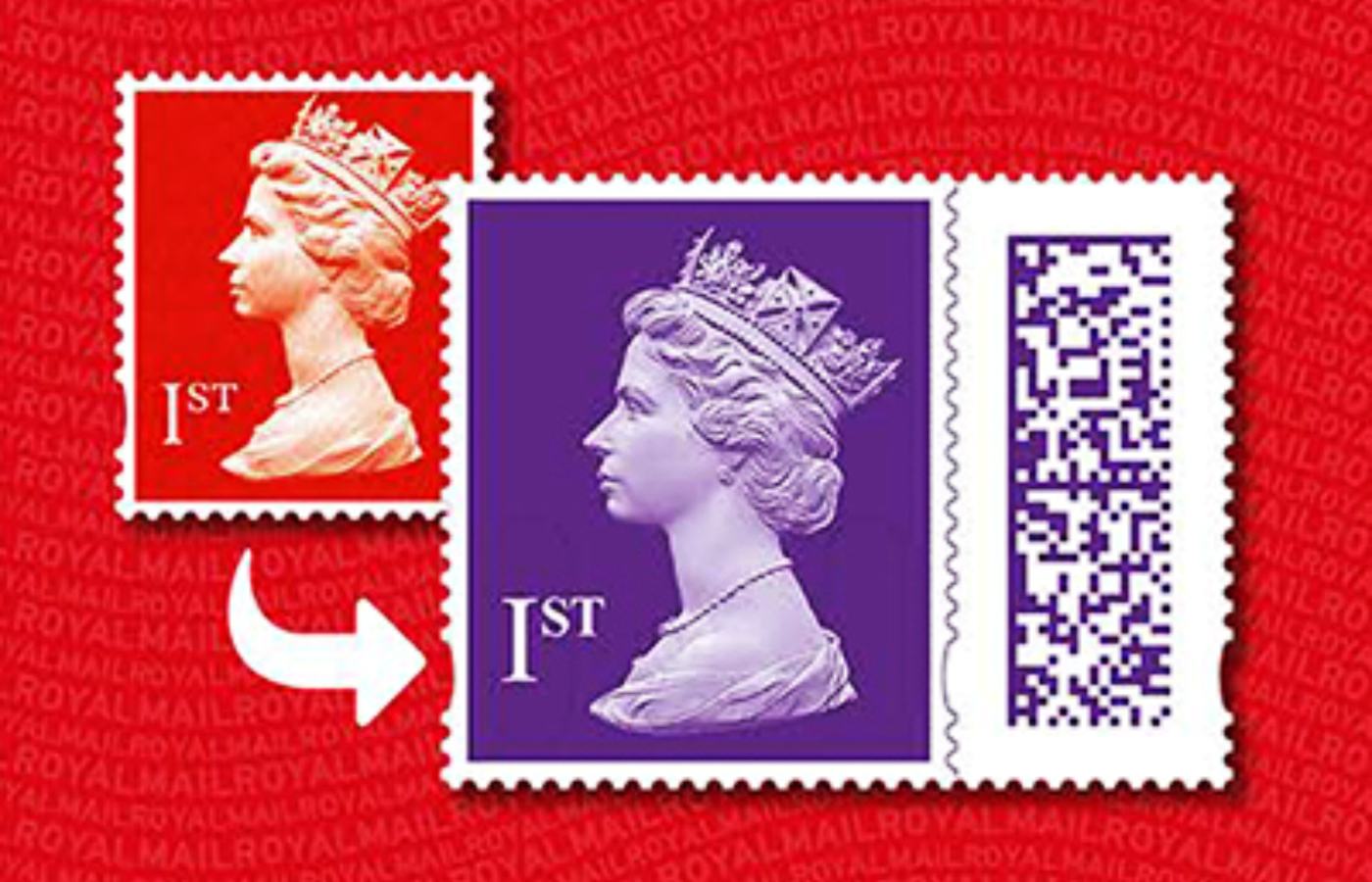 Royal Mail has added barcodes to all our regular stamps.