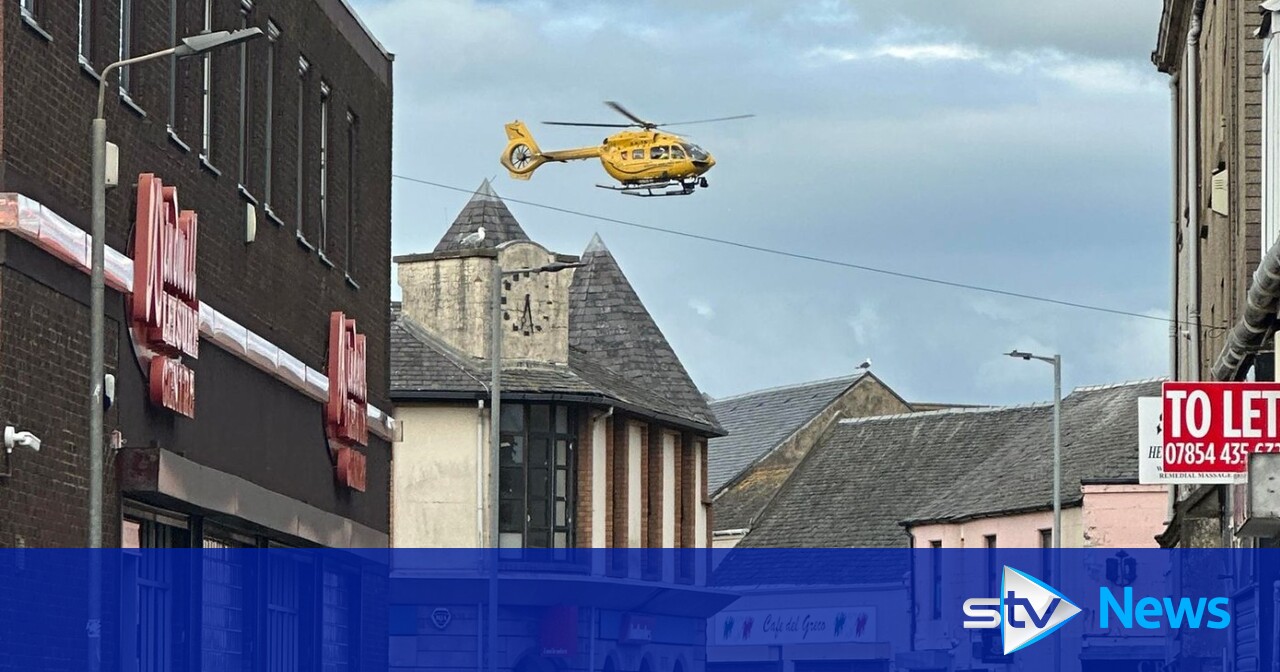 Railway lines closed after person struck by train between Ardrossan and
