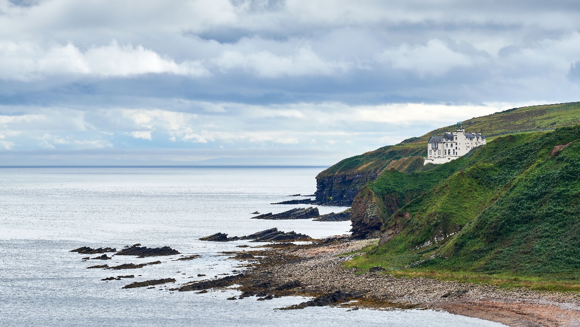 Cliff-top castle and 30,000 acre estate in Caithness on the market for £25m