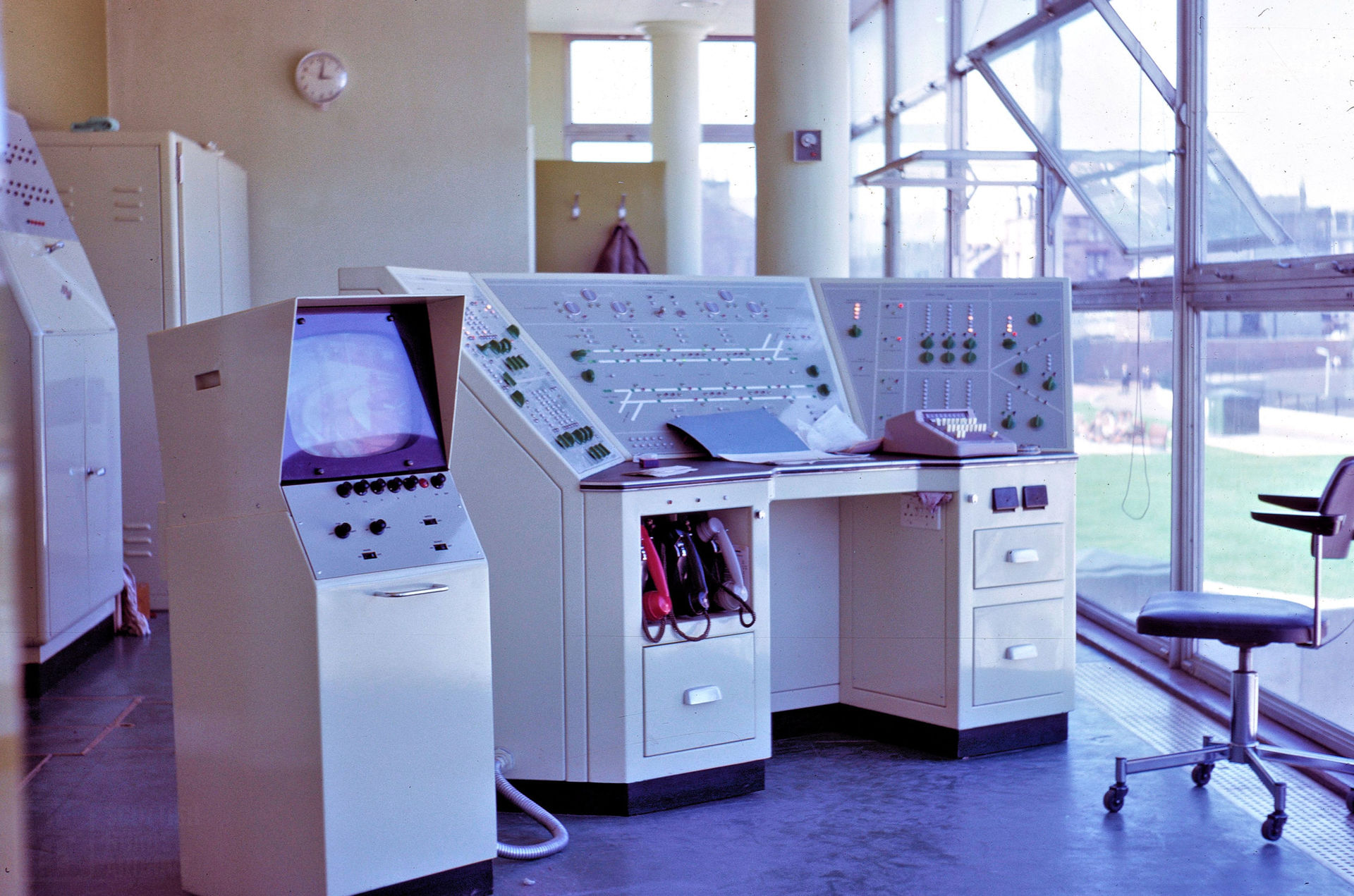 Clyde Tunnel - Control Room (July 1963)