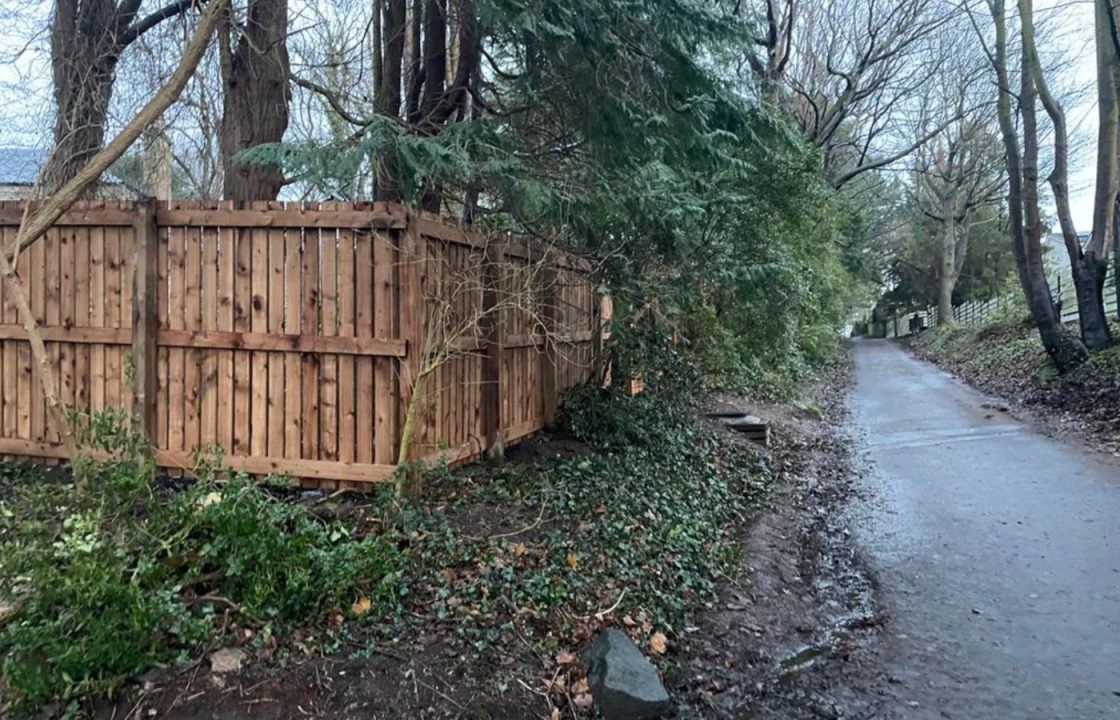 Fence allegedly used to extend garden in Edinburgh’s Cramond area refused permission